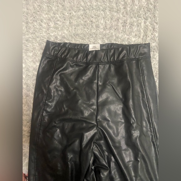 Express fleece lined leather leggings size XS - Picture 4 of 4